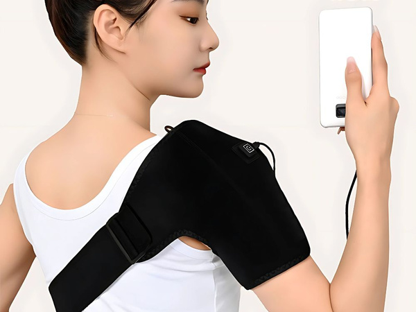 Shoulder brace with heating 3 heating modes usb