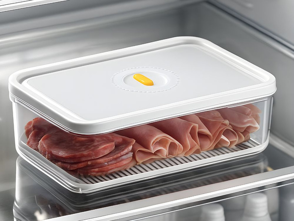 Pārtikas kastīte ar vāku hermetisks organizators virtuvei 1,4 l 1400ml