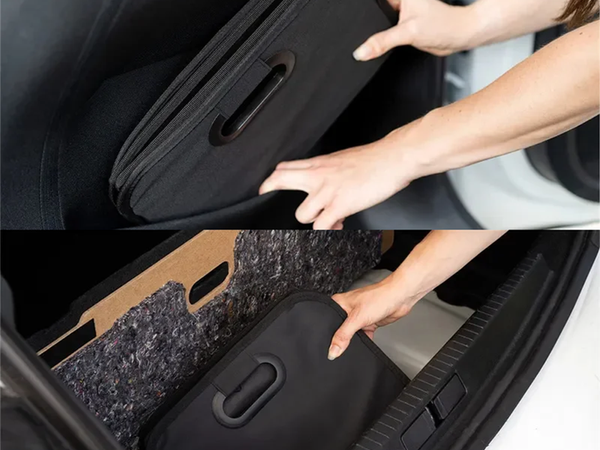 Grosser organizer für den kofferraum eines autokoffers versteifungsbox