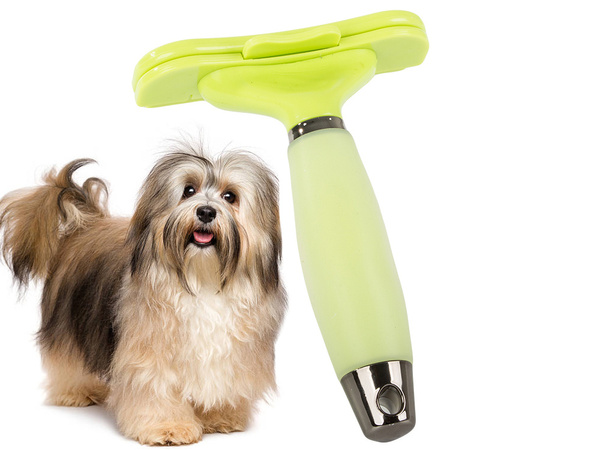 Brush pet trimmer for dog cat horse hair stainless steel