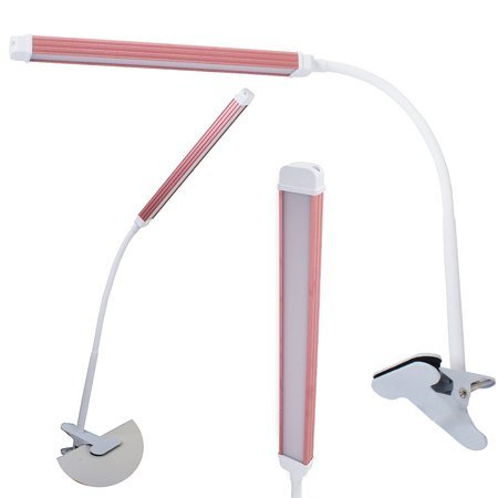 Lampe de bureau sans ombre avec clip cosmétique