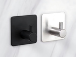 Self-adhesive bathroom hooks 4pcs without drilling