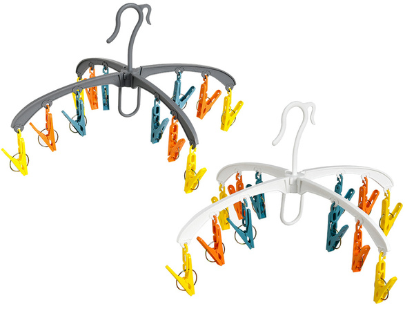 Sock dryer ropa interior perchero 12x clips set