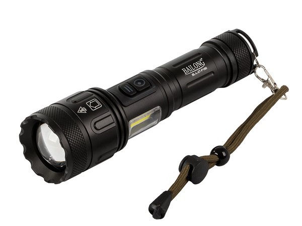 Тактический фонарь bailong cree led xhp160 cob power