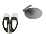 Steel self-adhesive hooks 4 pcs