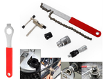 Kit de herramientas para bicicleta llave de biela cadena piñón libre