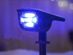 Solar garden lamp driven led lamp colours