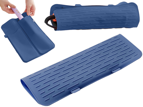 Housse en silicone pour fer plat fer à friser étui de voyage pour sèche-cheveux