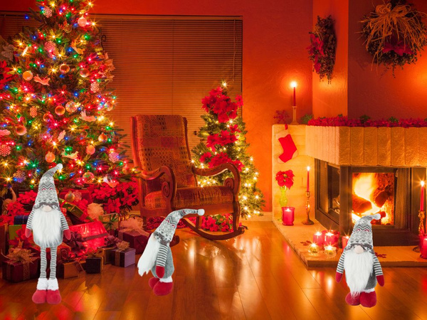 Weihnachten ghost ghost telescope reguised legs 50 - 70cm