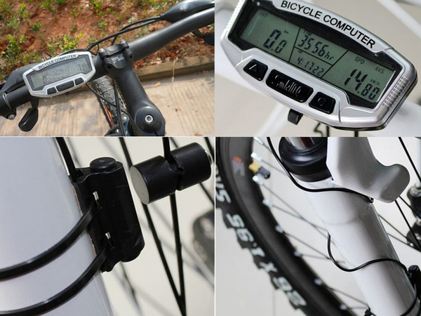 Impermeabil lcd biciclete counter 28 funcții biciclete