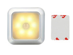 Self-adhesive motion detector staircase night light led