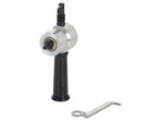Sheet metal cutting attachment scissors on drill