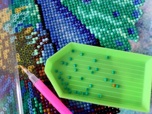 Broderie en diamant set de ballerines peinture en diamant