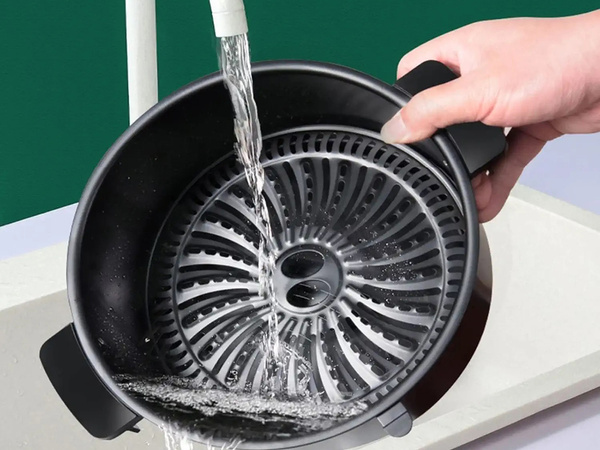 Friteuză fără ulei friteuză cu aer cald mare pentru coacere 1200 w 5 l