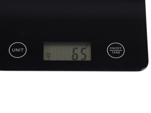 Elektronische küchenwaage lcd 5kg glas genau