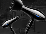 Hair dryer control ionisation diffuser