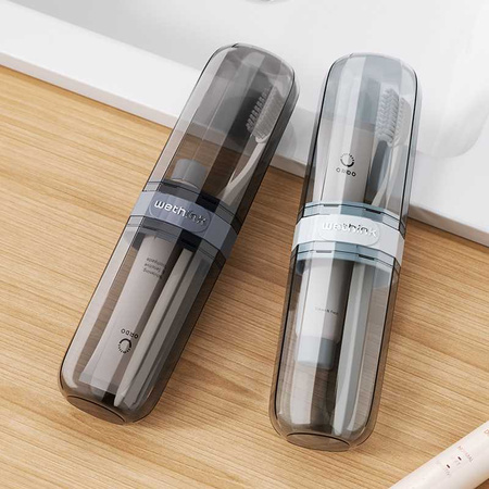 Etui contenedor para cepillo de dientes y pastilla de dientes turístico de viaje estuche