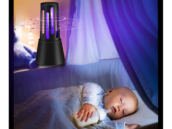 Insektizid lampe für stechmücken insekten fliegen uv wirksam 5w leise bürste