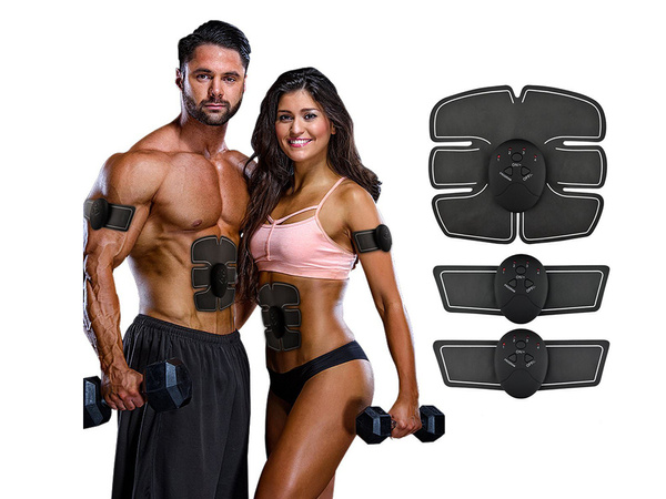 Electrostimulator for abdominal muscles arms thighs ems