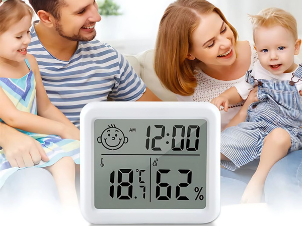 TERMOMEETER HÜGROMEETER KELLA ELEKTROONILINE KALENDER SISEMINE TRAADITA TRAADITA