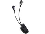 Clip led desk lamp school flexible reading double clip
