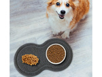 Tapis pour écuelle de chien tapis antidérapant imperméable pour écuelle de chat
