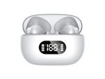 Écouteurs intra-auriculaires sans fil bluetooth avec étui de chargement à led et microphone