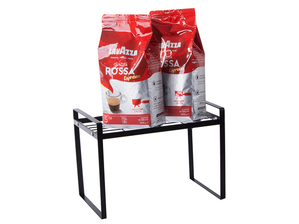 Single tier metal shelf for kitchen worktop kitchen organiser loft stand