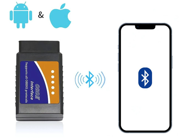 Interfață de diagnosticare profesională elm 327 bluetooth bt obd2 v2 scanner