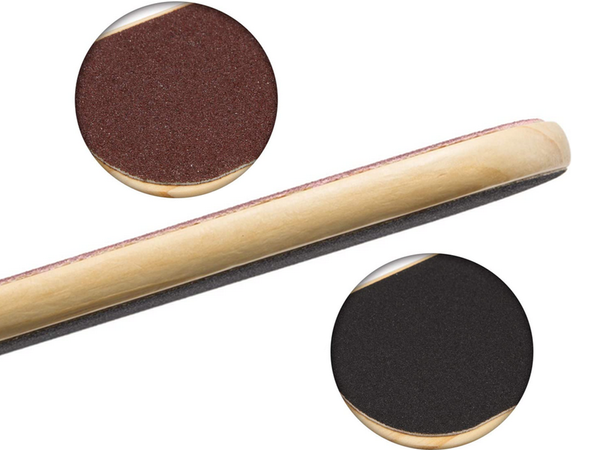 Ferse holz reibe bimsstein doppelseitig