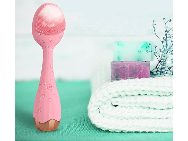Facial cleansing brush sonic massager