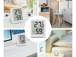 Digitální teploměr mini meteostanice pokojový vlhkoměr baterie magnet