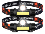 Cob 4in1 headlamp headlamp with magnese