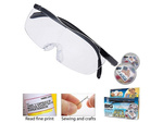 Magnifying glasses vision 160% zoom