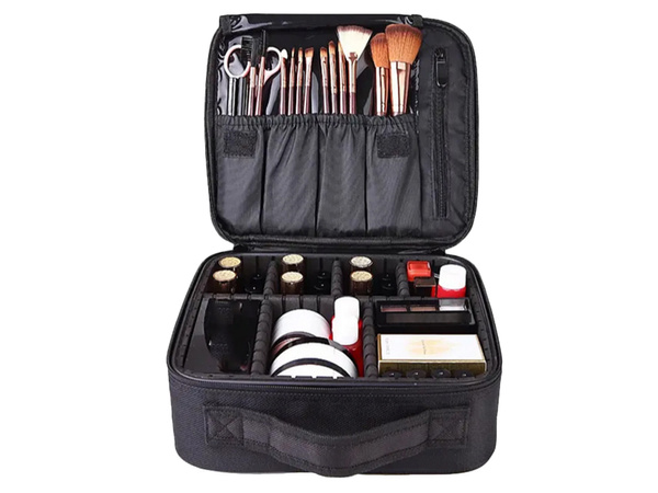 Vanitatea caz cosmetice sac organizator de călătorie sicriu valiza sac