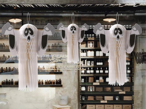 Spoku papīra kulons halloween spoku 3d salocīts papīra apdare