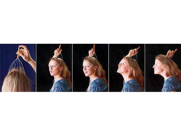 Ayurvedic relaxing hand-held head massager