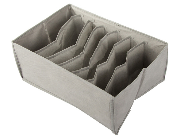 Underwear organiser bras for wardrobe drawer 7 compartments bin