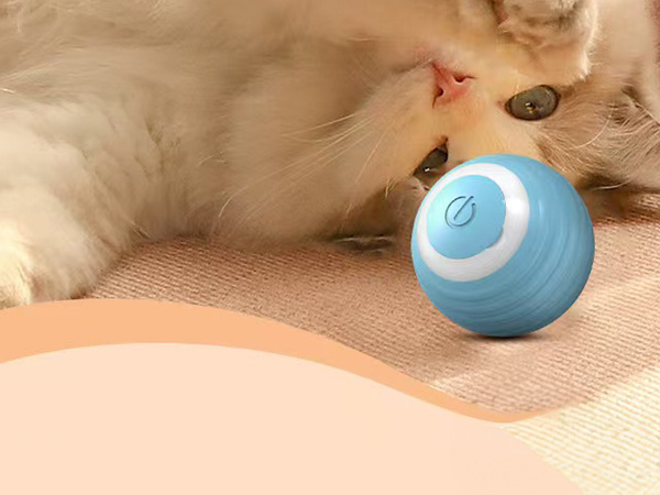 Juguete para gato perro bola de escape led vibración eléctrica usb bola