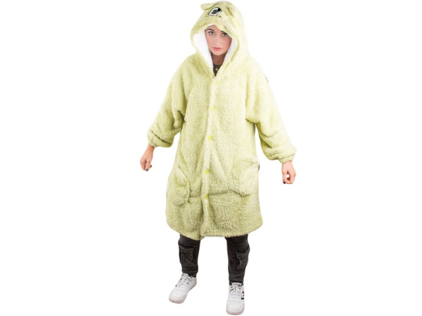 Warm oversize blanket sweatshirt xl thick 2in1 fur hooded blanket sweatshirt thick