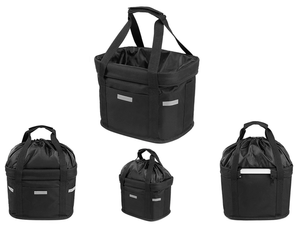 Liels velosipēda grozs metāla velosipēda grozs klikšķis uz stūres ietilpīgs