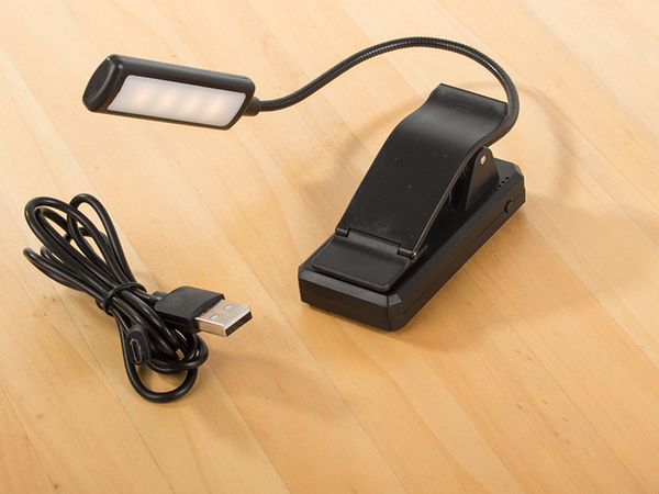 Book reading light usb night light with clip healthy for eyes 9 led