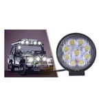 Pracovní lampa halogenová kulatá 9 vedla 27w reflektor