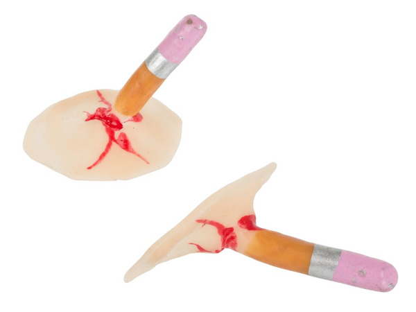 Hamis seb smink készlet halloween smink készlet ceruzával ragasztott vérrel