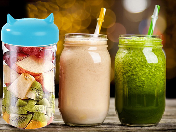Blender na smoothie prenosny usb bezprzewodowy kubek pojemnik na koktail