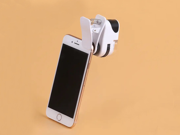Mini mikroskopa telefona objektīvs tālummaiņa 60x