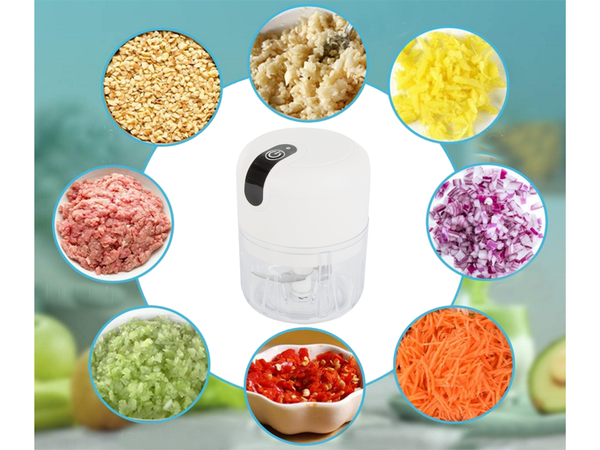 Elektrischer gemüseschneider für kräuter