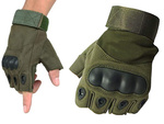 Fingerless tactical gloves military survival xl