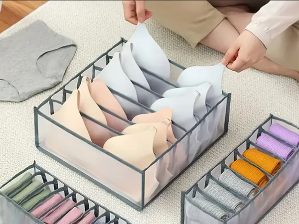 Alsónemű szervező melltartó fiókos szekrény 6 rekeszes