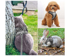 Tirantes pressureless arnés de paseo para perro gato conejo suave fuerte reflector s